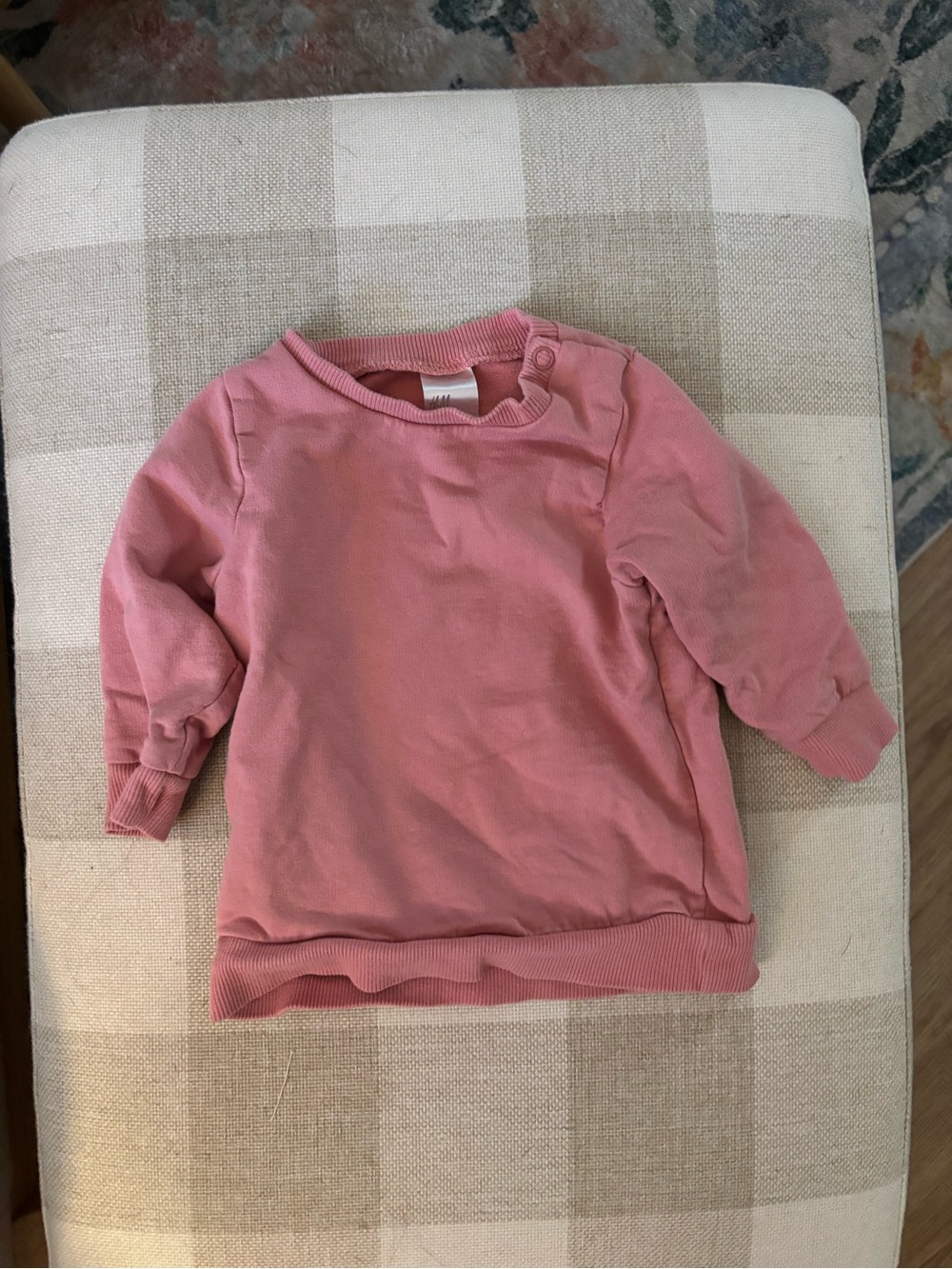 H&M Mauve Pink Long-Sleeve Baby Sweatshirt